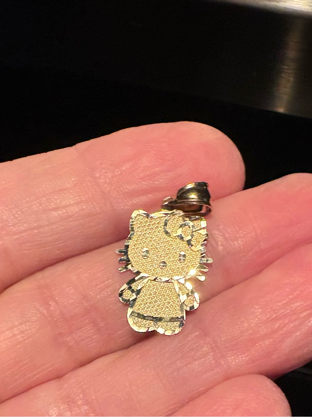 Gold Hello Kitty Pendant Charm - Women's Jewelry - Picture 1 of 3